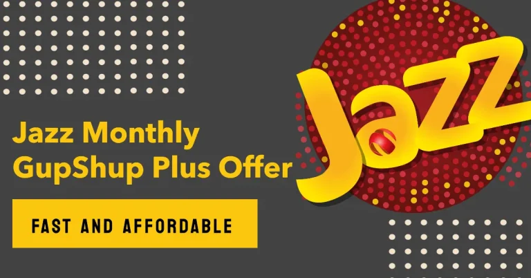 Jazz Monthly GupShup Plus Offer