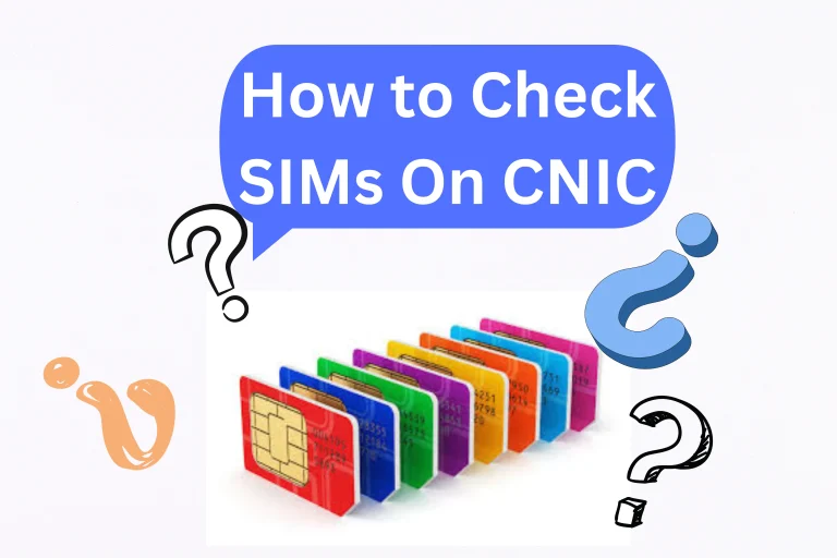 How to Check SIMs on CNIC