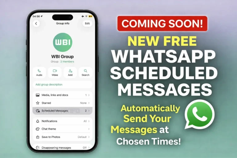 WhatsApp Message Scheduling Feature: Users Will Soon Be Able to Send Messages Automatically