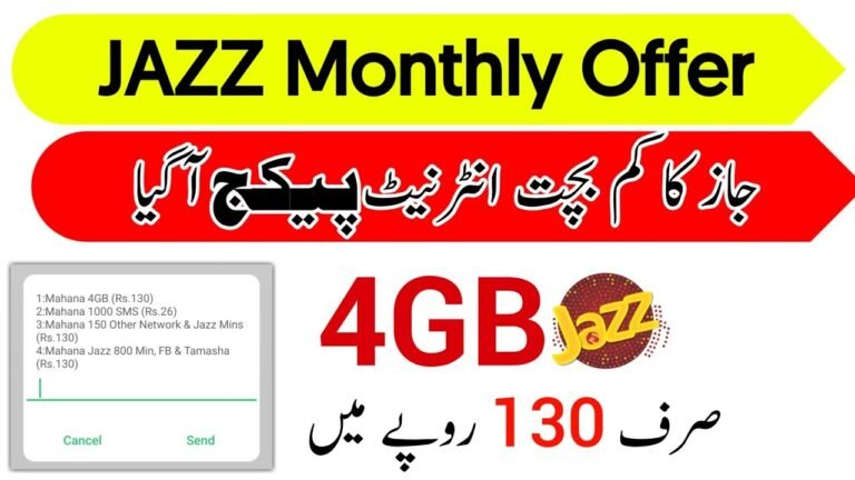 Jazz All Network Budget Package 2026 – Code, Price & Complete Details