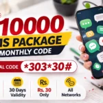 Jazz 10000 SMS Package Monthly Code