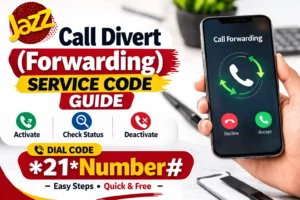 Jazz Call Divert Forwarding Service Code