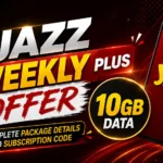 Jazz Weekly Plus Offer 10GB Data