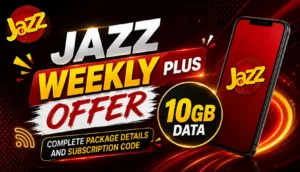 Jazz Weekly Plus Offer 10GB Data