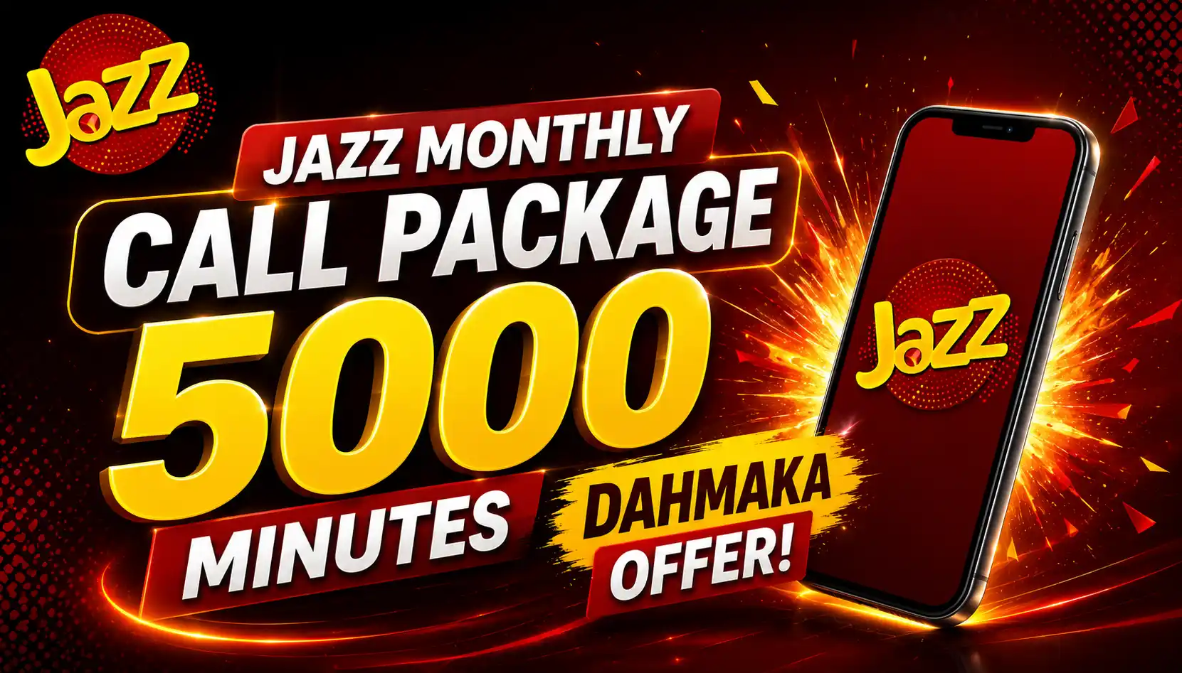 What Is the Code for Jazz Monthly Call Package 5000 Minutes