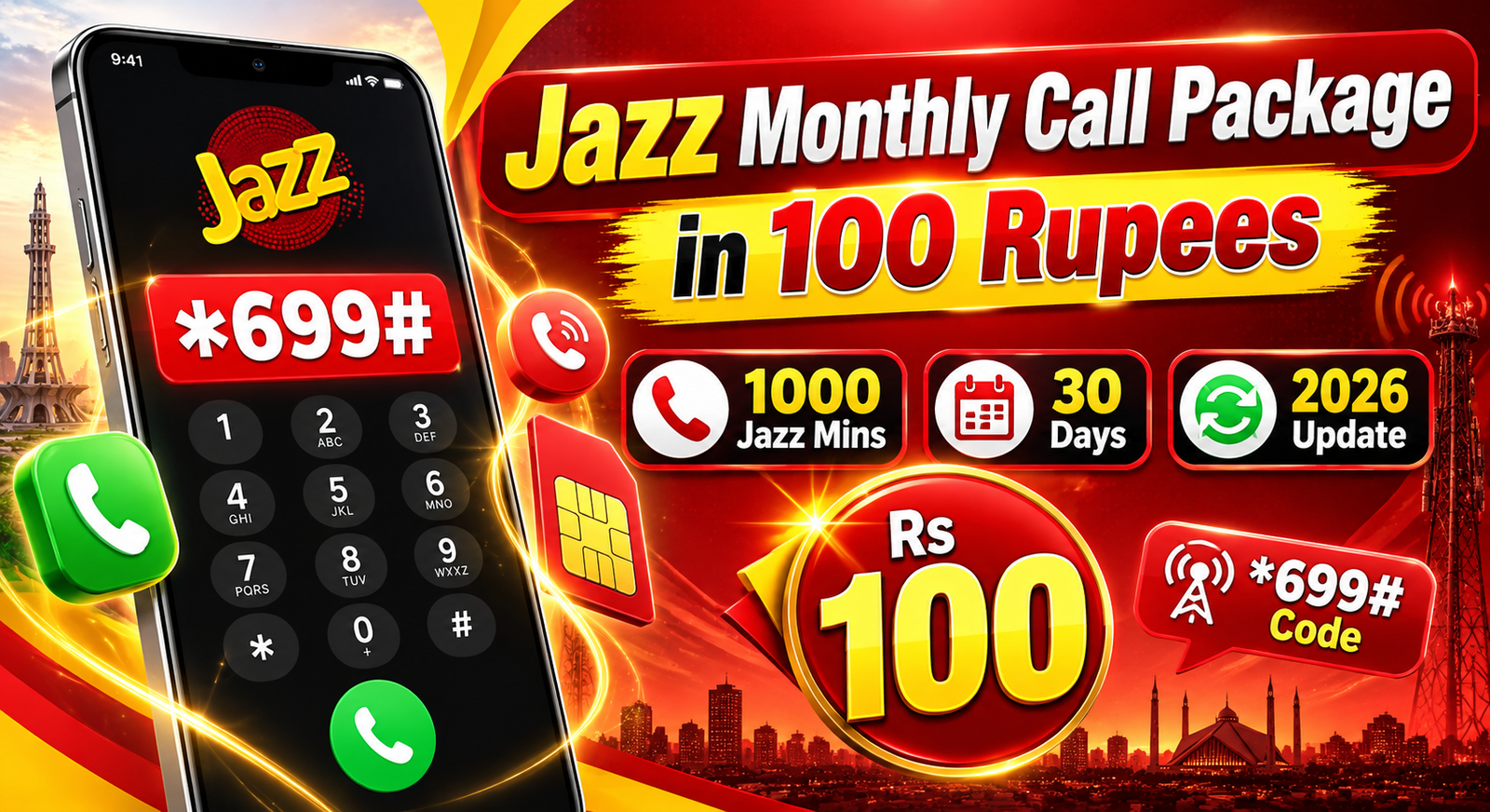 Jazz Monthly Call Package Offer